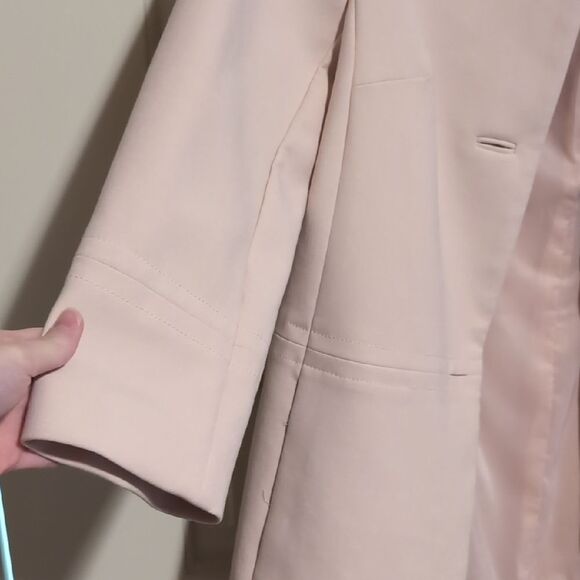 Talbots Women's Blush Pink Blazer-Coat - Picture 6 of 16